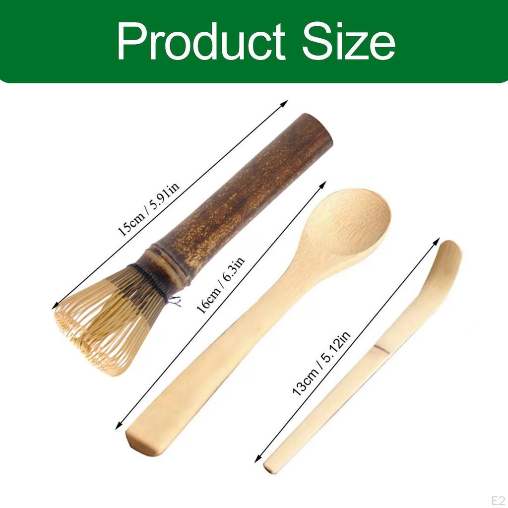 Bamboo Matcha Whisk Set with Tea Spoon And Mixing Tool