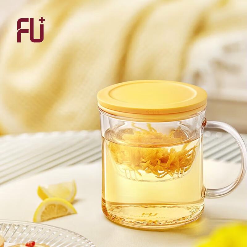 Fuguang FU+ Fashion Tea Infuser Glass Cup 420ML
