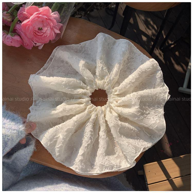 Большой розовый весенний цветок - аксессуар для волос