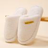 2025 Silent Antibacterial Plush Cotton Slippers - Winter Indoor Thick Sole for Men & Women