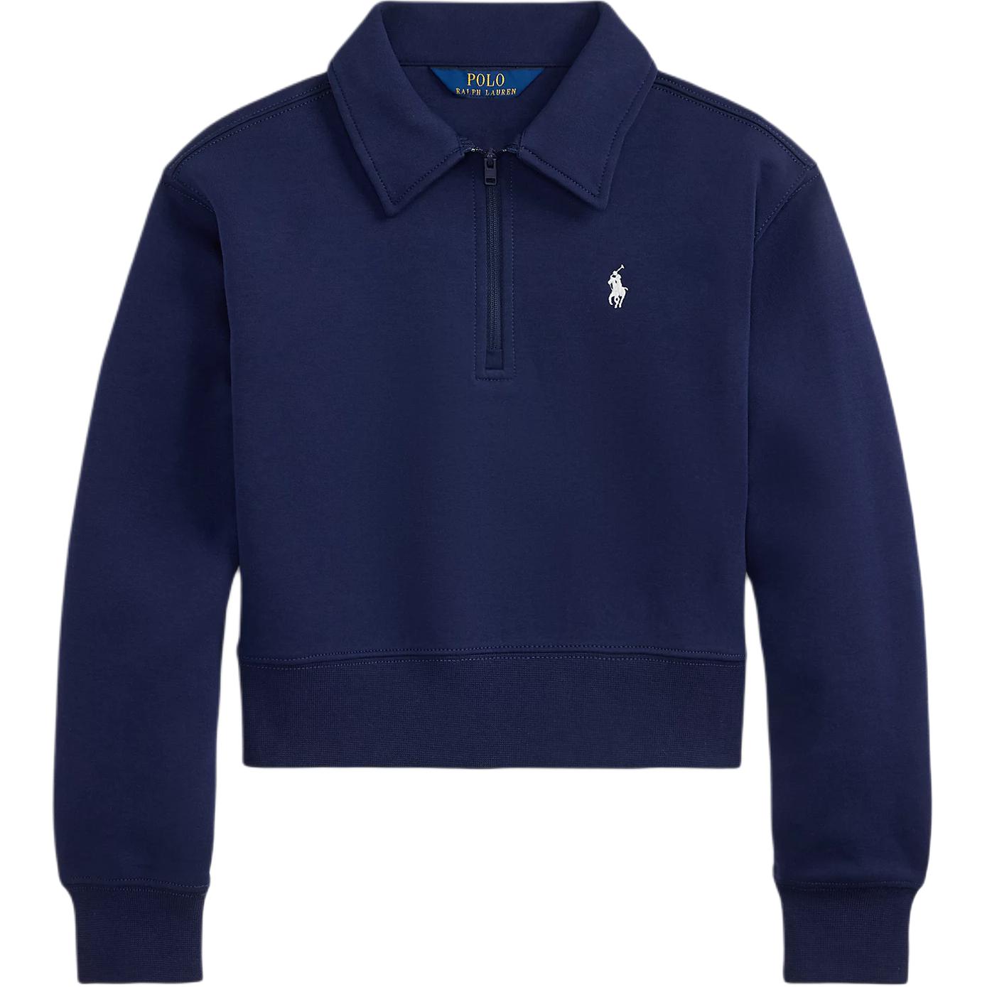 

Свитшот Polo Ralph Lauren Прямой воротник Длинный рукав Двусторонний трикотаж Детский Детский свитшот 313A96083-001 XL