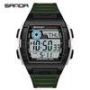Sanda 2225 Luxury Men's Digital Watch Multi Functional Night Light Calendar Stopwatch Fashion Men's Sports Watch Reloj Hombre