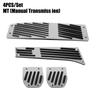 Aluminium Alloy Car Pedals Rest Silver For BMW X1 M3 E30 E36 E39 E46 E87 E90 E91 E92 E93 Car-Styling Fashion