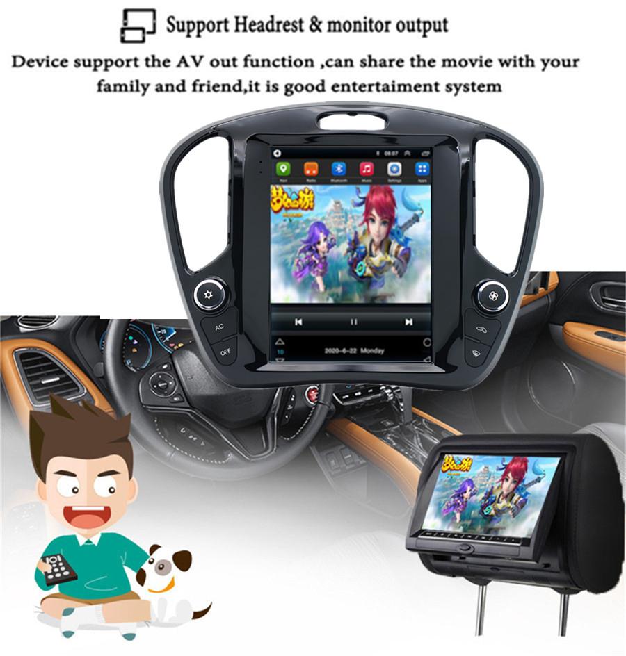 9.7" Stereo HeadUnit Navi FM For 10-18 Nissan Juke Build-in Carplay Android Auto