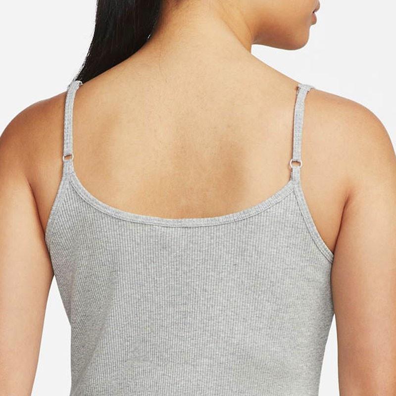 Nike Slip Dresses Women's Gray Moderate Mid Length DM6231-063