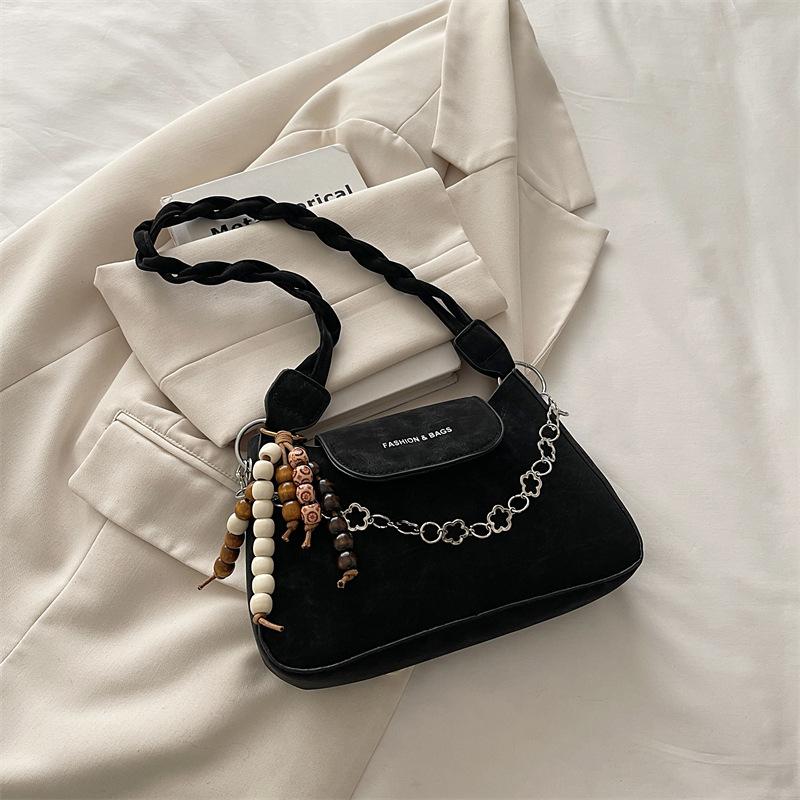 Simple Crossbody Matte Texture Chain Single Shoulder Simple New Fashion Texture Small Square Bag Women