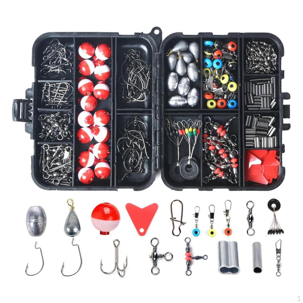 264 Piece Angels Kit Hook Sinkers Swivels Snap Beads