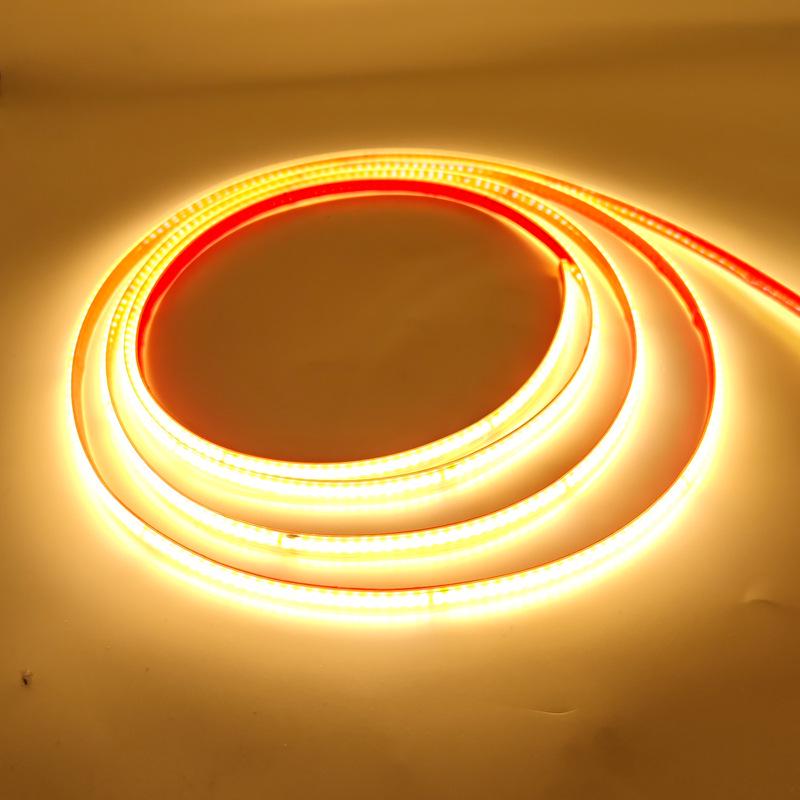 220V Treiberloser COB LED Streifen, 240 LEDs, Alle 10cm Schneidbar, Selbstklebend, Flexibel.