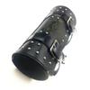 Universal Vintage Black brown Motorcycle Tool Bag Front Fork Handlebar Saddlebag Roll Barrel Racing Tail Barrel