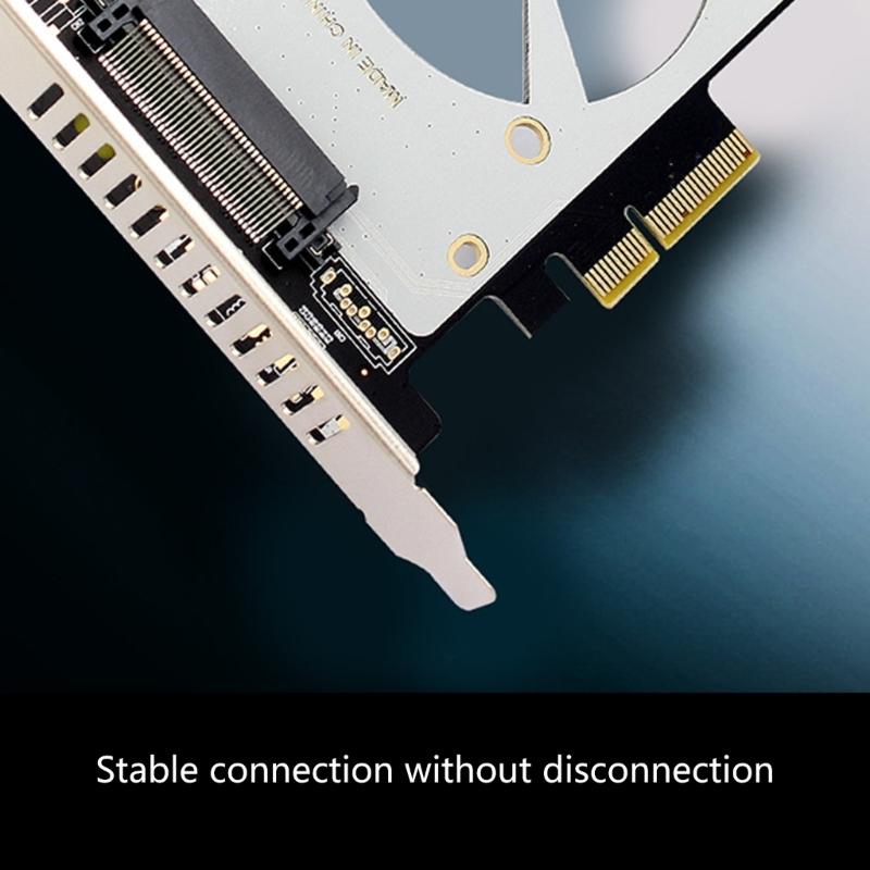 SFF-8639 til PCIE X4 Adapter PH46 til PCIe Adapter Rask Dataoverføring Høy Hastighet for Lesing og Skriving Overføring