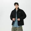 Men's Corduroy Jacket Loose Casual Quilting Cotton Youth Outdoor Warm Stand-up Collar Thickened Jacket Cotton Clothing