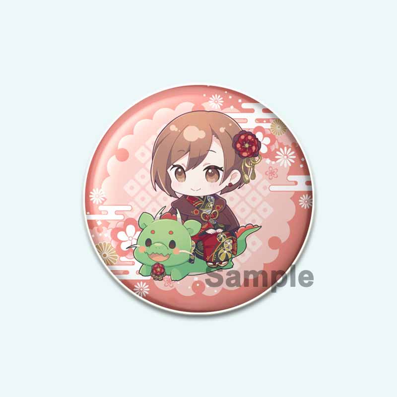 32/44/58mm Hatsune Miku Cartoon Figure Brooches Cosplay  Exquisit Badge for Collar Backpack Hat Accessory Handmade Enamel Pins Decoration
