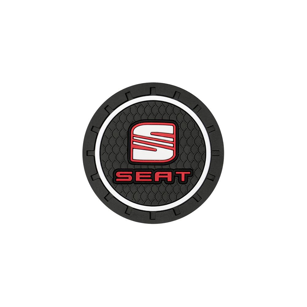 Für Seat Leon 5f Ibiza Arosa Ateca Altea FR Arona Cupra Toledo 1/2 Stück Auto Anti-Rutsch Silikon Pad Getränkehalter Becherhalter Untersetzer