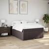 Exclusive House - Slatted Bed Base with Mattress Dark Brown 140x200 Cm