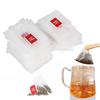 Tea Bags 100 Pieces Pack Unbleached Non-woven Fabric Drawstring 5.8cm7cm Coffee Triangle Cold Brew Corner Strainer Filter Strong Permeability Heat