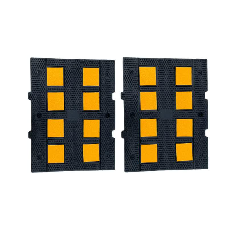 Xingongpai European Style Rubber Speed Bump with Reflective Strips