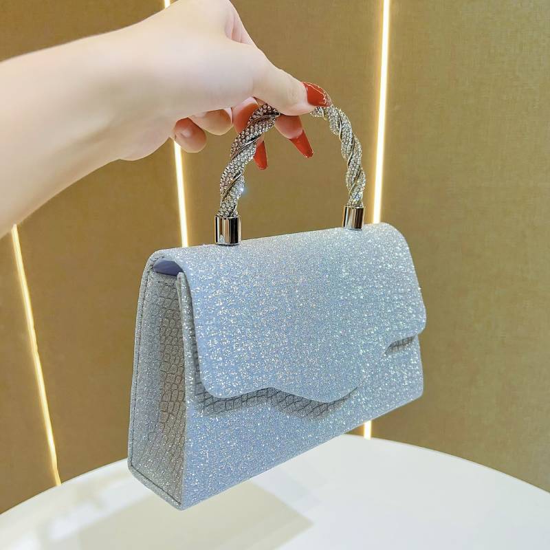 Plastic Evening Clutch With Sequins For Womens Formal Events