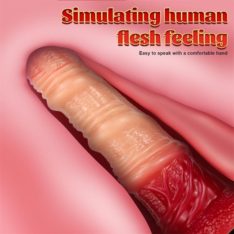 Horses Oversized Super Long Thick Whip Stallion Simulation Animal Phallus Horse Cock Gradient Color Male and Female Backyard Anal Plug