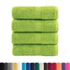 Premium Waschhandschuhe SOLUND 4 Stück Apfelgrün 30 x 30 cm 600 g m²