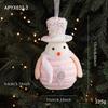 New Christmas Ornaments Cute Pink Cartoon Macaron Foam Candy Christmas Tree Pendant Pendant Props