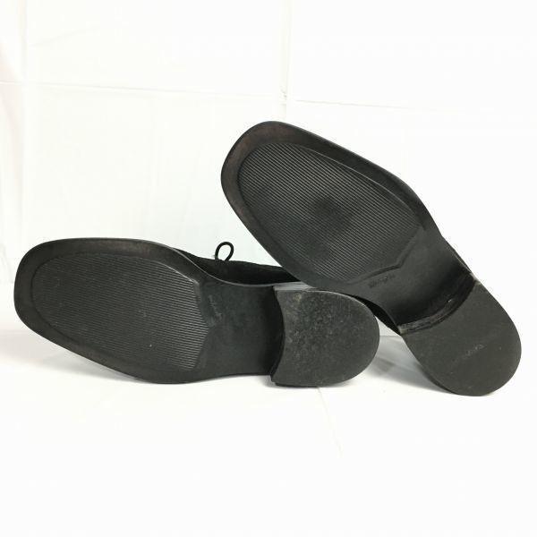 Versace Classic Chukka Boots Schwarz Wildleder-Finish Größe 41.5 26.026.5 Vintage Herren(GEBRAUCHT)