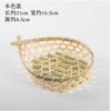 Handmade Bamboo Woven Products Bamboo Screen Bamboo Basket Storage Basket Fruit Dish Dim Sum Tray Farm Woven Round Dustpan