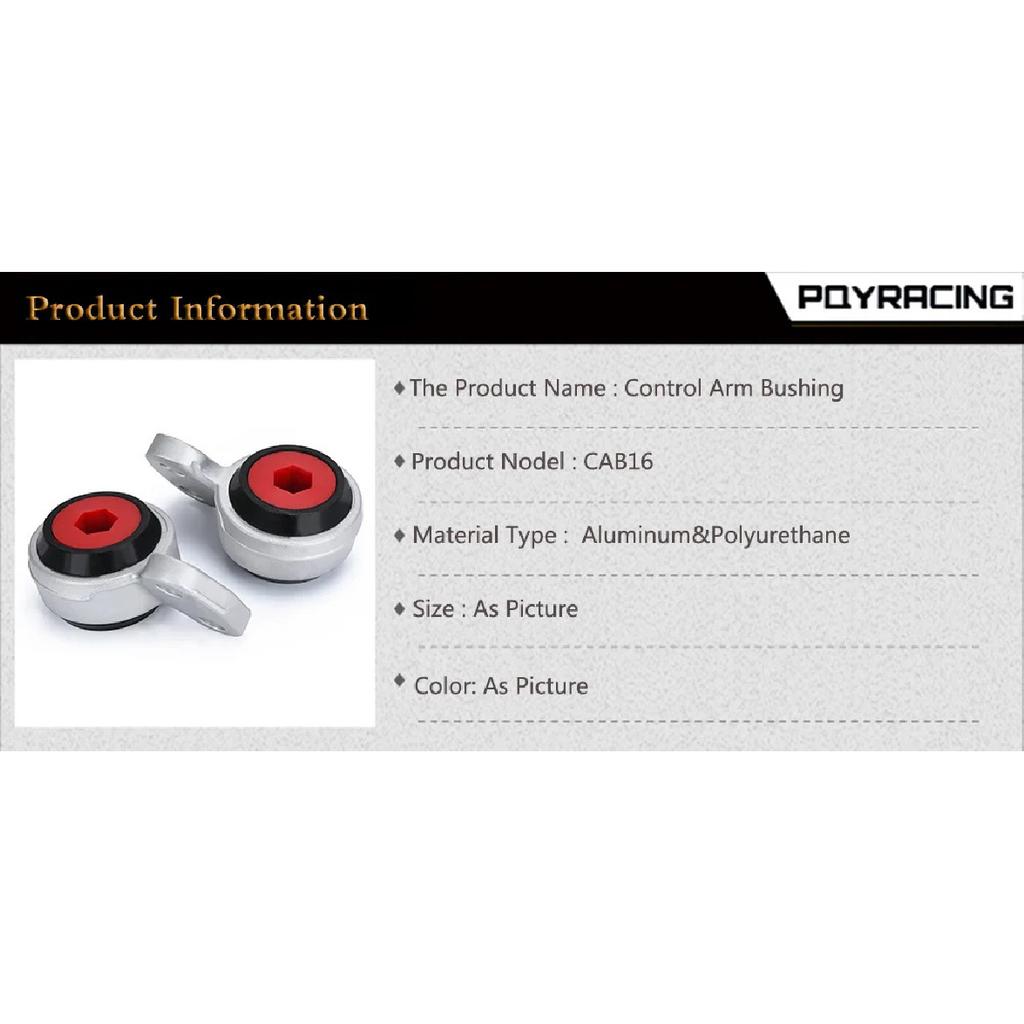 Front Control Arm Bushings For BMW E46 E85 325i 330i Z4 99-06 PQY-CAB16