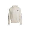 adidas Originals Trefoil Solider Logo-Print Langarm Kapuzenpullover Lässig Streetwear Tägliche Oberteile Für Herren Weiß HL9236