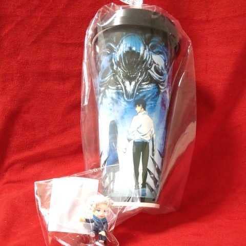 

Jujutsu Kaisen 0 the Movie Goods - Набор для питья с фигуркой-топпером Toge Inumaki