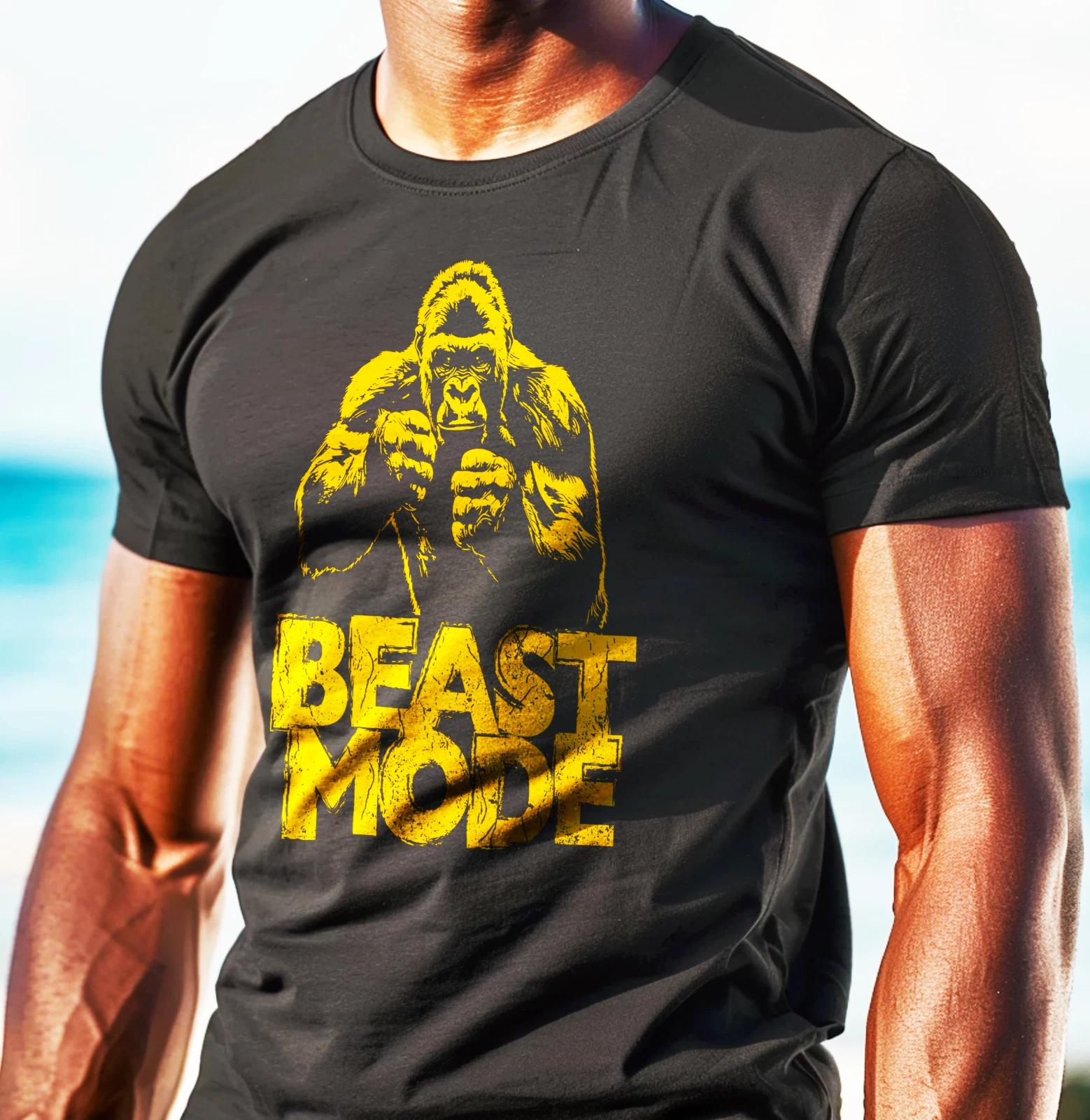 Gorilla Boxer Gym Clothing Bodybuilding Training Workout Boxing MMA T-Shirt 4XL