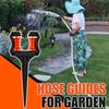 2Pcs Anti-Kink Garden Hose Guide Stake Ground Spike Lawn Hose Holder  Outdoor Garden