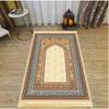 Prayer Carpet with Tassels Anti Slip and Foldable Carpet Places Such As Family Lobbies and Living Rooms for Home Decoration