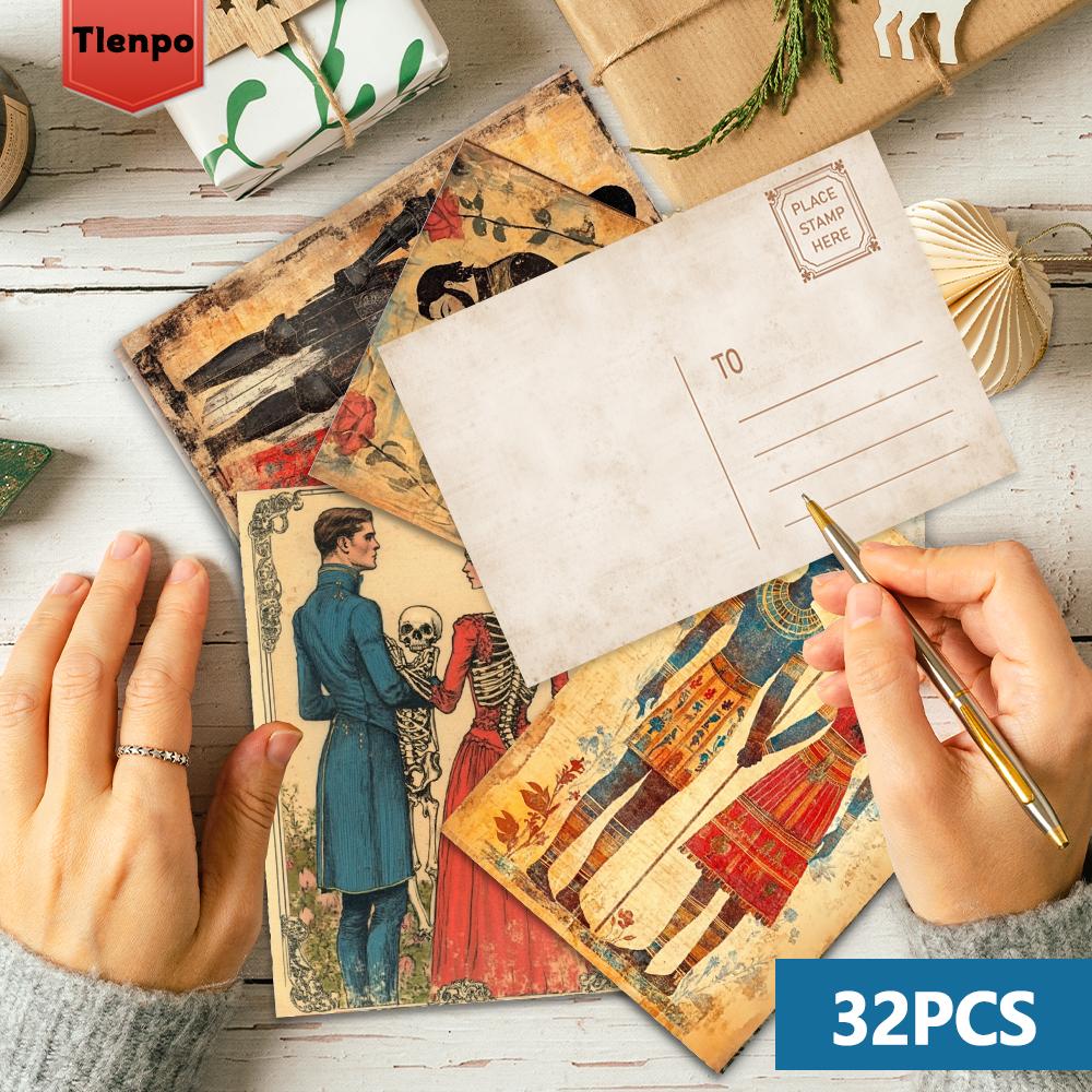32pcs, Vintage Postcard, Ancient Greece, Birthday/Anniversary Gift, Collectible, Suitable for Gift Giving, Can be Mailed.