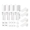 1 Set Pleats Blind Clip Bracket Accessories Set Rolling Curtain Shade Clamps for Vertical Blind Repair Replacement Parts