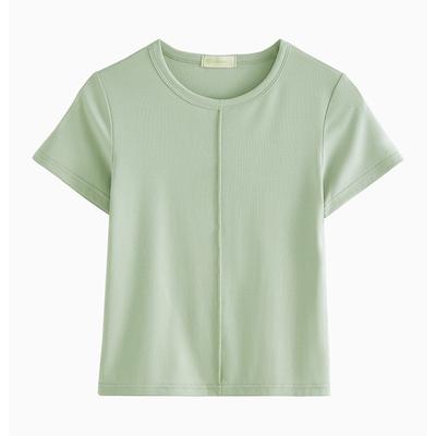 Design-sensorisches T-Shirt für Damen Kurzärmlig Enganliegendes Basisoberteil