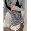 New Style Retro Floral Canvas Bag Zhang Ruonan Same Small Flower Cloth Single Shoulder Cross-slung Tote Women's