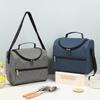 Cationic Oxford Cloth Insulated Lunch Bag - Handheld & Crossbody, Large Capacity for Commuting