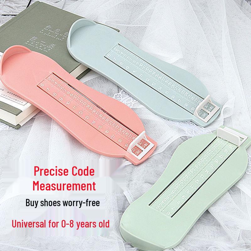 Universal Baby Foot Measurer: Infant & Toddler Shoe Sizing Ruler for Accurate Inner Length & Foot Length Measurement