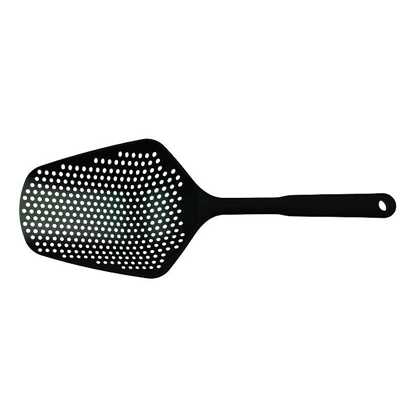 Large Perforated PP Plastic Ice Shovel & Drainer Spoon - Water & Oil Separator Kitchen Tool