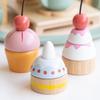 Garden Tea Party Cartoon Wooden Pastry Play Kitchen Toy For Gift Children