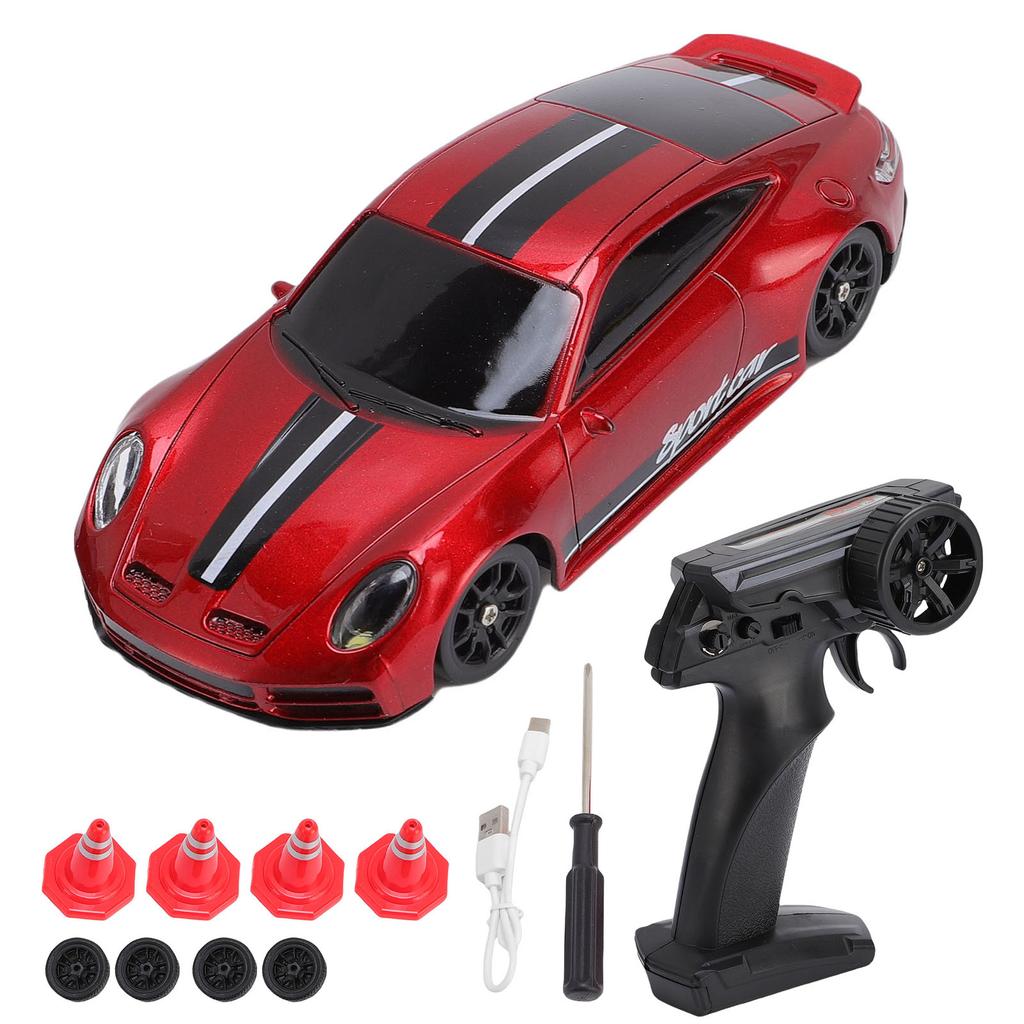 RC Drift Car 1:43 Scale Remote Control Vehicle High Speed Racing Sport Toy Car with Lights for Boys Girls
