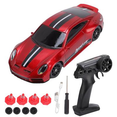 Samochód RC Drift 1:Pojazd zdalnie sterowany w skali 43, wyścigowy samochód sportowy, zabawka z światłami dla chłopców i dziewczynek