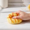 1Pcs Simulation Croissant Bread Slow Rebound Cake Pu Squeeze Dessert Toys For Adult Children Decompress Gift