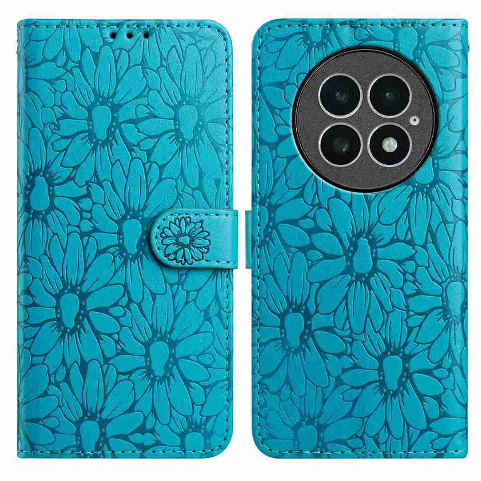 10-Color Daisy Embossed Flip Card Case for Infinix Smart 8/itel A70/Tecno Spark 20,Pop 7,Pop 8,Pova 5,Pova Neo 2,Pova Neo 3,Spark Go 2023...