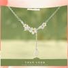 Three-piece set Mo Li bracelet necklace ring thin jasmine flower exquisite niche simple girlfriend gift