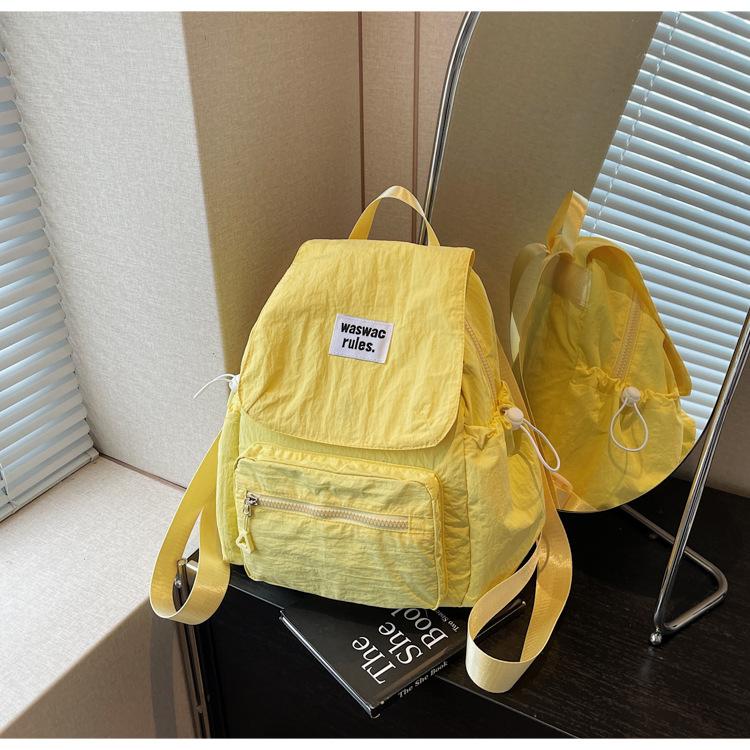 Canvas Backpack Women's Large Capacity Leisure Student School Bag Campus High Value Lightweight Travel Backpack