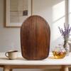 Rustic Wooden Appliance Base With Non Slip Surface For Coffee And Tea Service