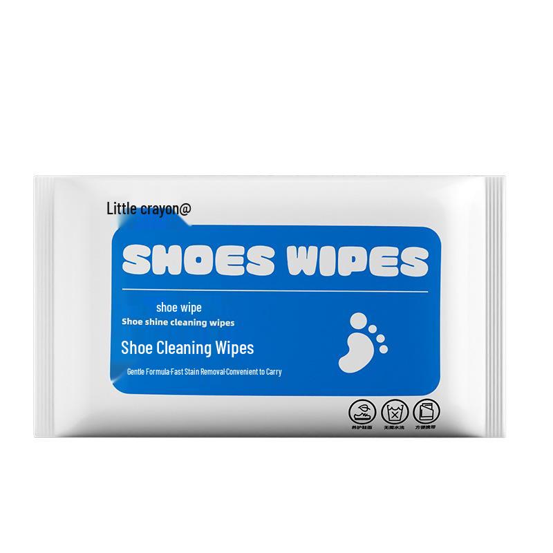 Disposable Shoe Cleaning Wipes with Gentle Formula for Quick Stain Removal - No Wash Needed