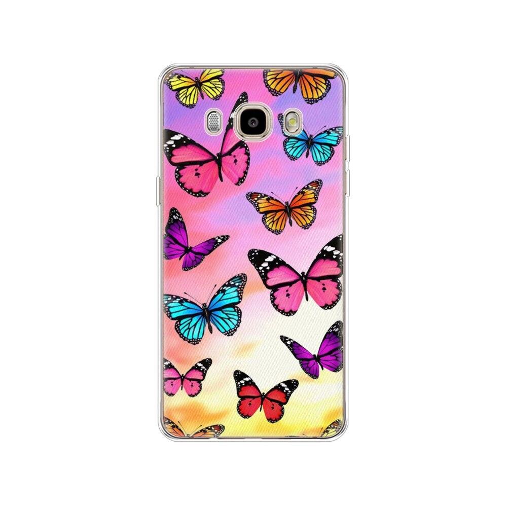 Case FOR Samsung Galaxy J7 J5 2016 Case J710 510F Cover FOR Samsung J7 J5 2016 Case Shell Winter Snow Christmas