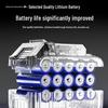 High-Power Dual-Use Electric Wrench Set with High Torque Lithium Battery for Auto Repair and Air Gun Screwdriver Functions